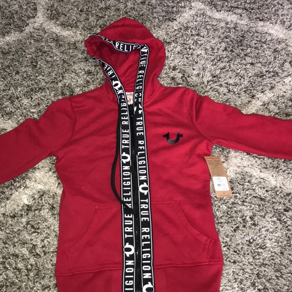 true religion tape zip up hoodie